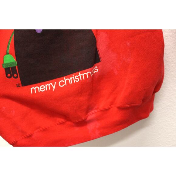 Vintage Christmas Cat Sweatshirt XL - Picture 3 of 10